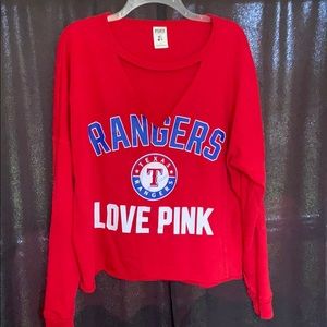 ❤️💙Texas Rangers❤️💙 Pink™️ sweater